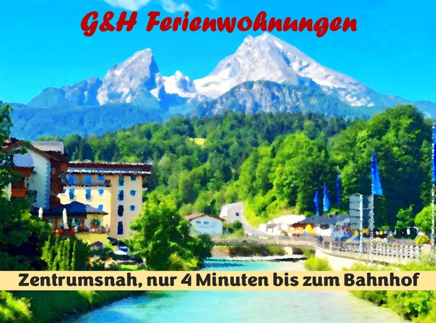 G&H Ferienwohnungen Appartement Almrausch Berchtesgaden Exterior foto